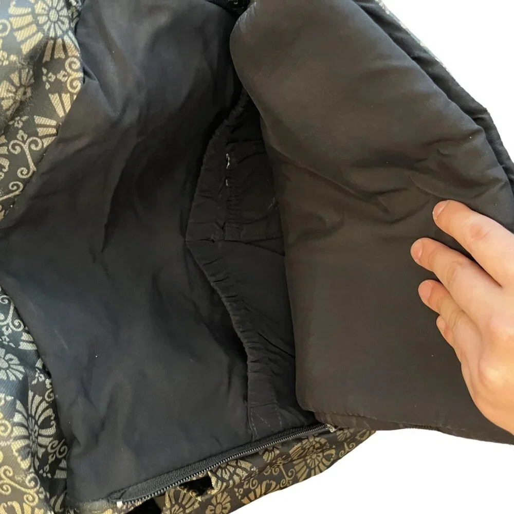 Petunia Pickle Bottom Brown Embroidered Backpack Crossbody Diaper Bag Baby
